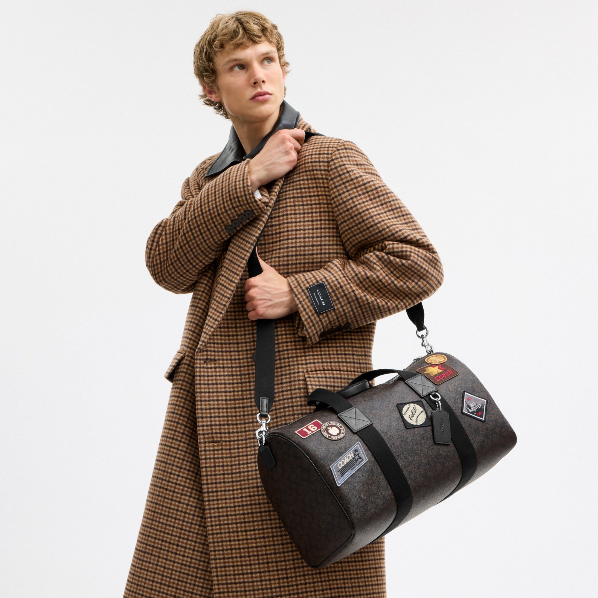 Explorer Duffle Bag 45 In Signature Canvas With Patches