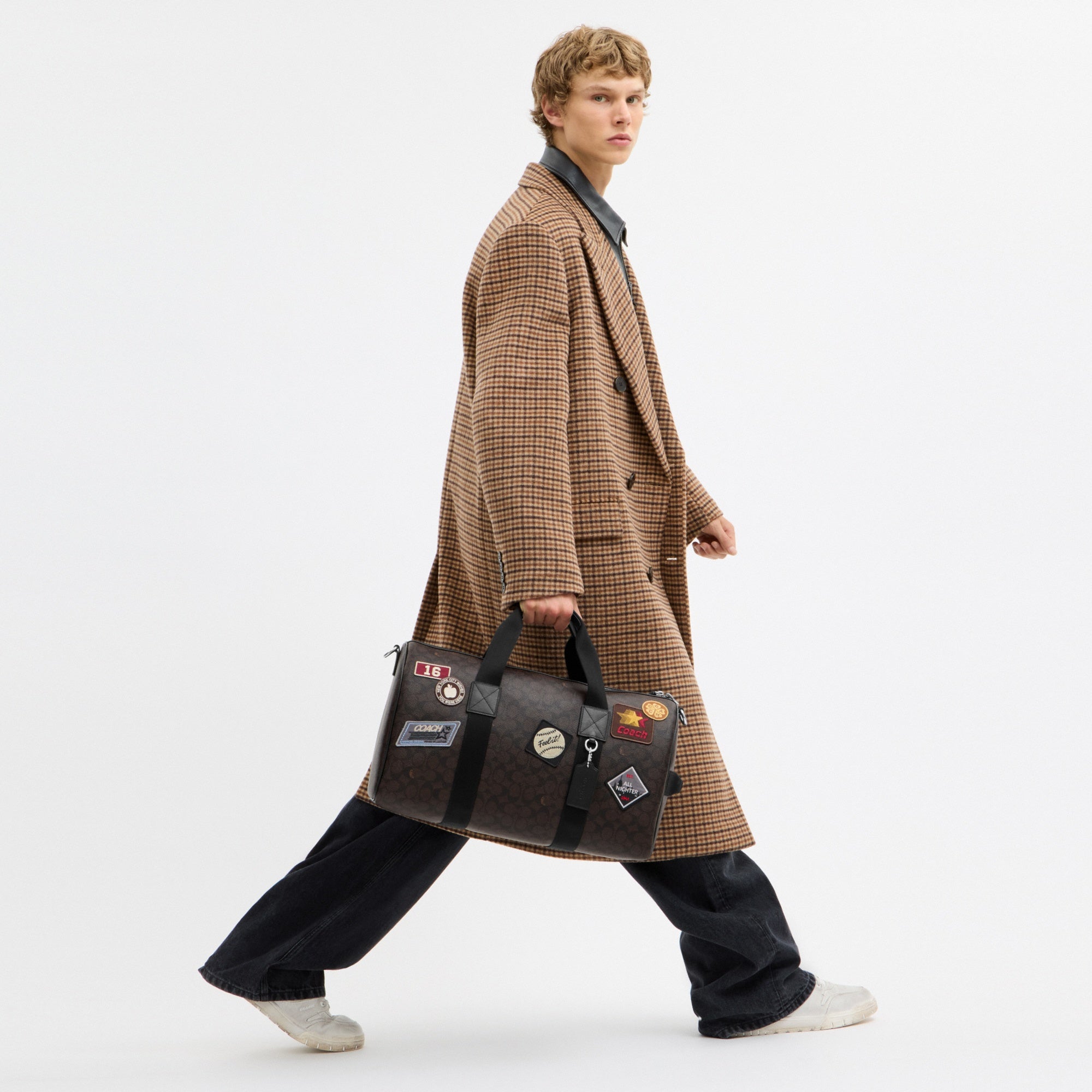 Explorer Duffle Bag 45 In Signature Canvas With Patches