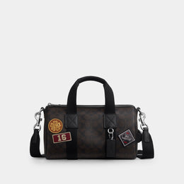 Explorer Duffle Bag 28 In Signature Canvas With Patches