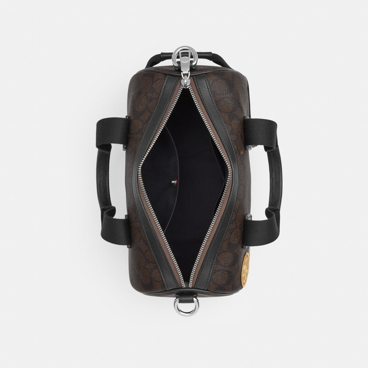 Explorer Duffle Bag 28 In Signature Canvas With Patches