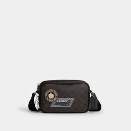 Colton Crossbody Bag 19 In Signature Canvas With Patches