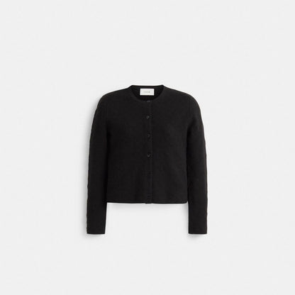 Restored Signature Knit Cropped Cardigan