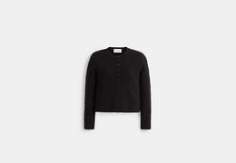 Restored Signature Knit Cropped Cardigan