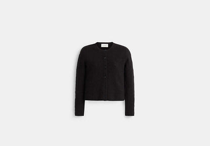 Restored Signature Knit Cropped Cardigan