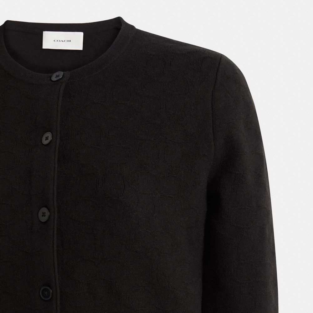 Restored Signature Knit Cropped Cardigan
