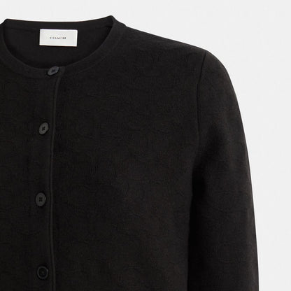 Restored Signature Knit Cropped Cardigan