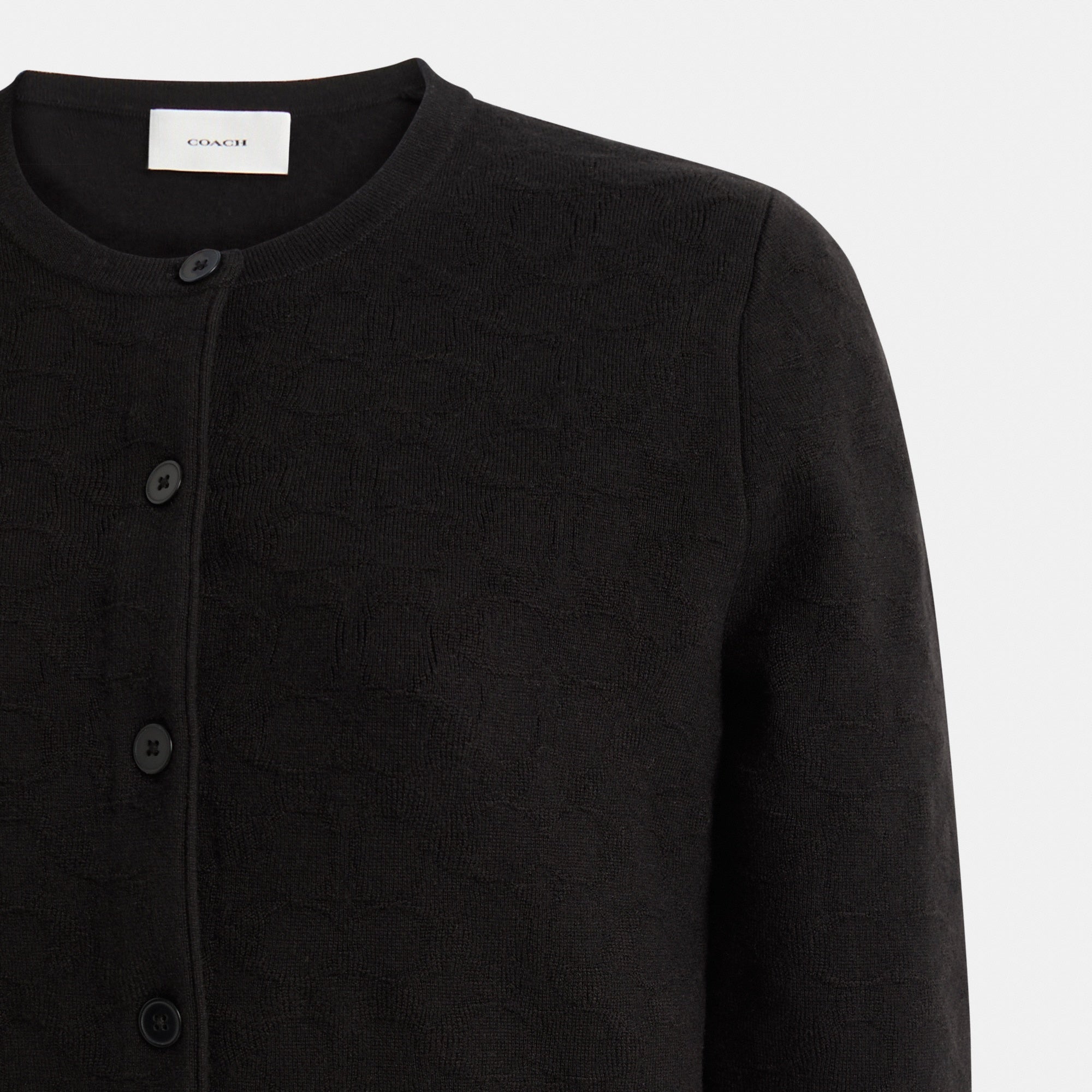 Restored Signature Knit Cropped Cardigan
