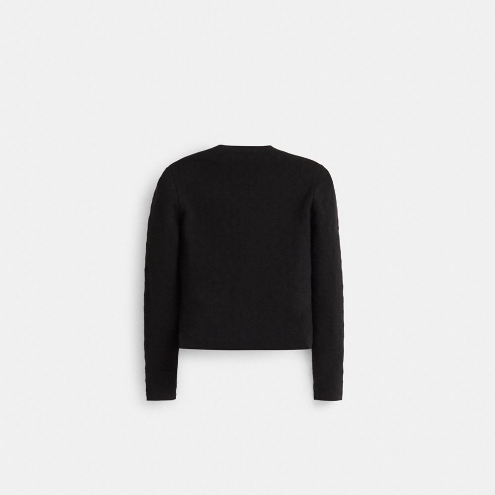 Restored Signature Knit Cropped Cardigan