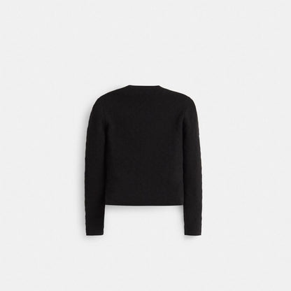 Restored Signature Knit Cropped Cardigan