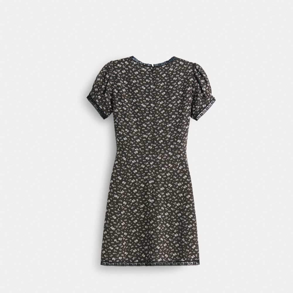 Restored Floral V-Neck Dress
