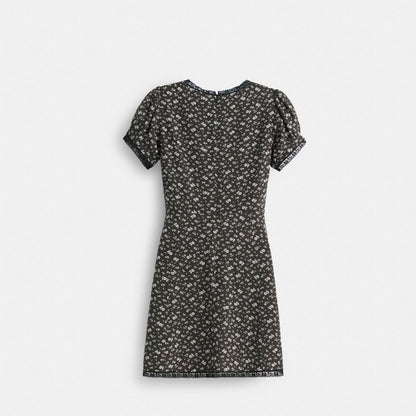 Restored Floral V-Neck Dress