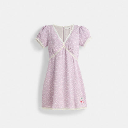 Restored Floral V-Neck Dress