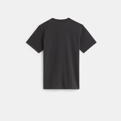 Restored Signature Square Kiss Print T-Shirt