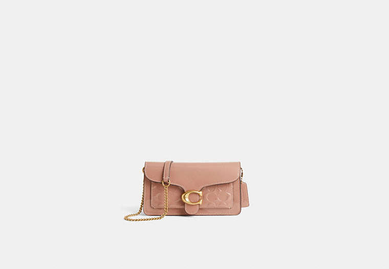 Restored Tabby Chain Clutch In Signature Leather
