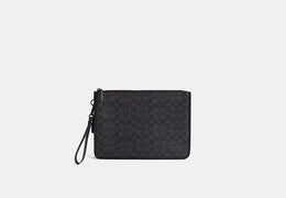 Restored Charter Pouch In Signature Canvas