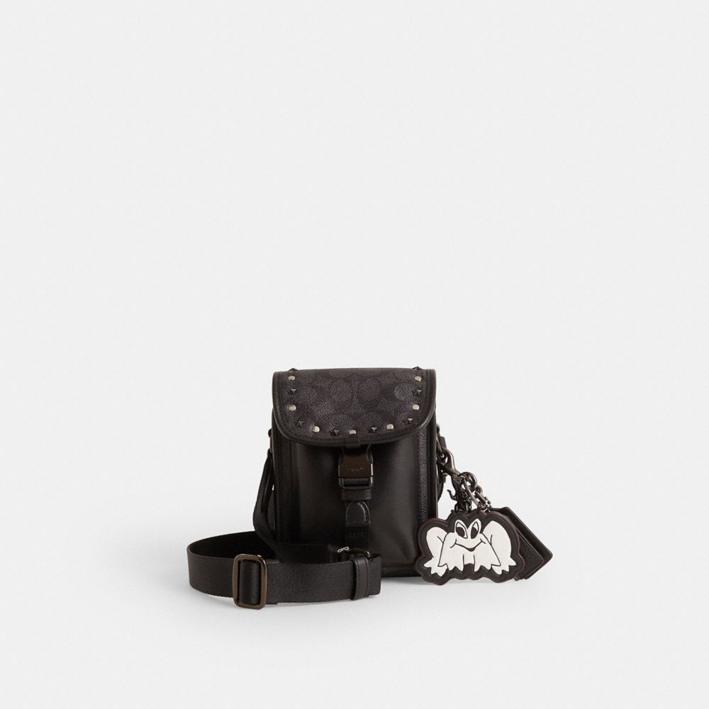 Custom Charter North/South Crossbody In Signature Canvas