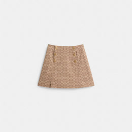 Restored Signature Short Skirt