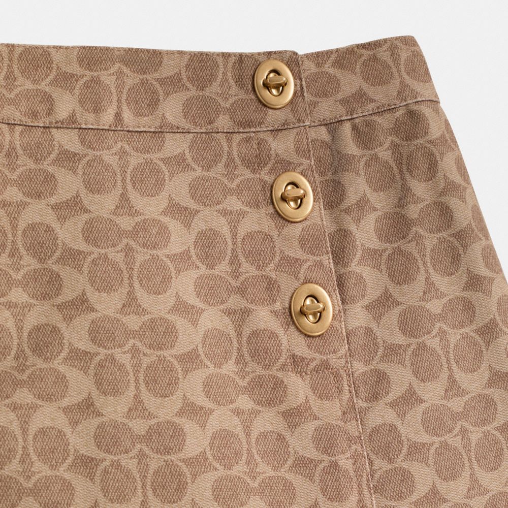 Restored Signature Short Skirt