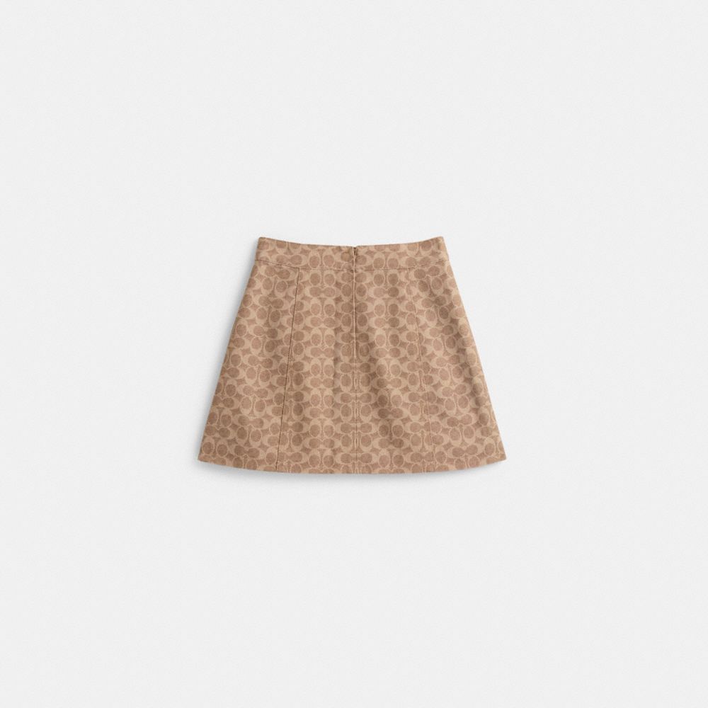 Restored Signature Short Skirt
