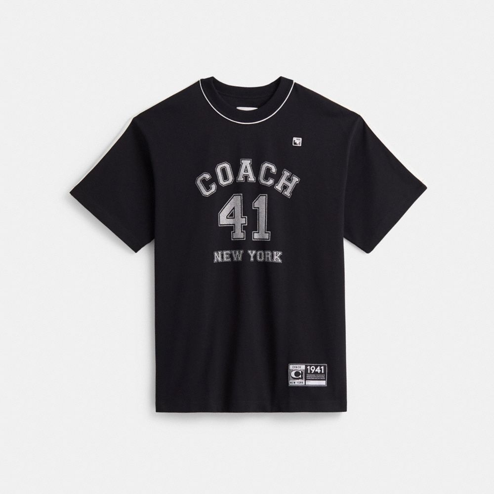 Restored Embellished Varsity T-Shirt