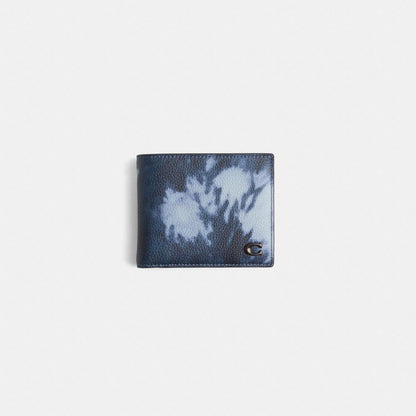 Restored 3-In-1 Wallet With Tie-Dye Print