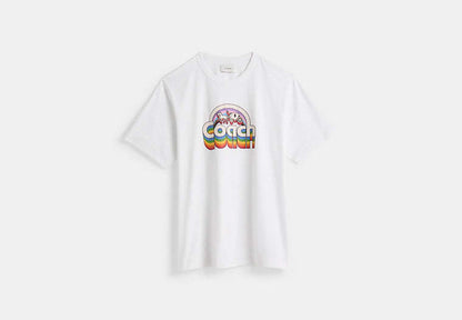 Restored Rainbow Horse And Carriage T-Shirt
