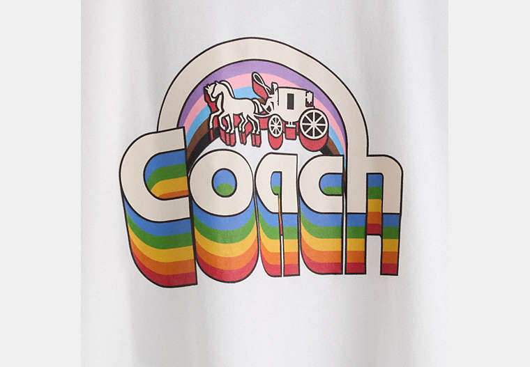 Restored Rainbow Horse And Carriage T-Shirt