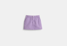 Restored Signature Denim Skirt