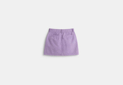 Restored Signature Denim Skirt