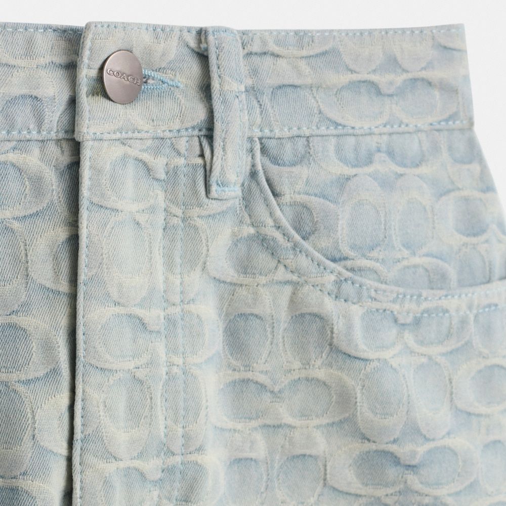 Restored Signature Denim Shorts