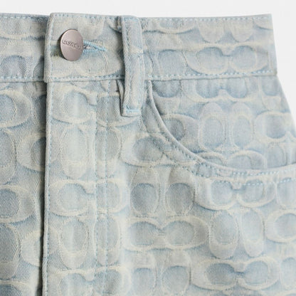 Restored Signature Denim Shorts