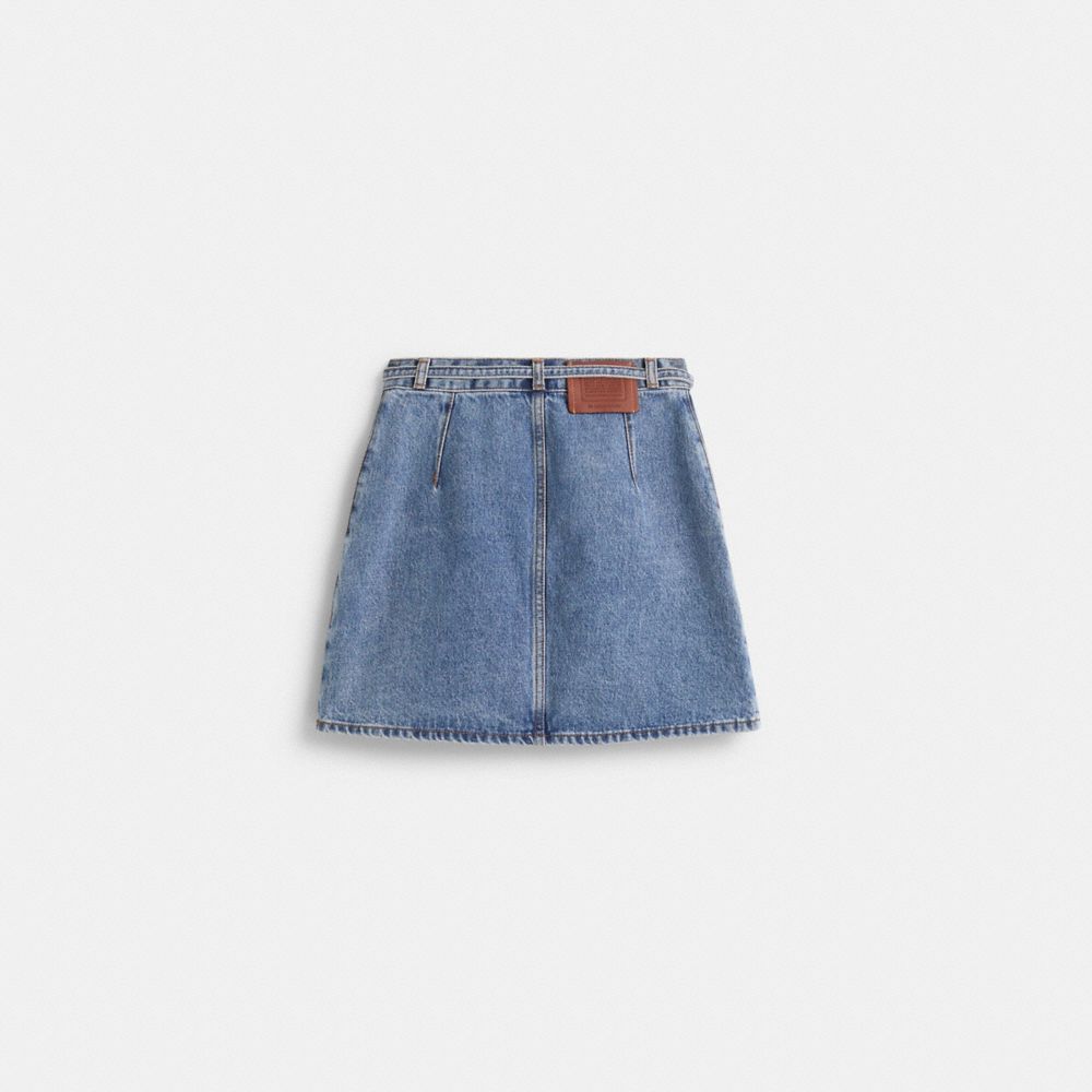 Restored Denim Skirt