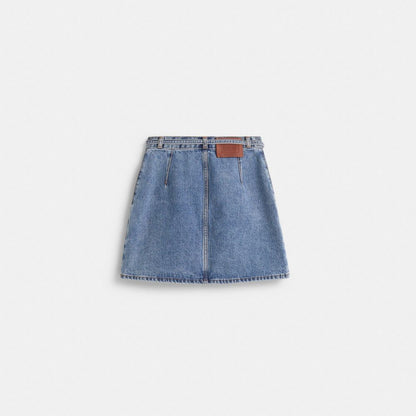 Restored Denim Skirt