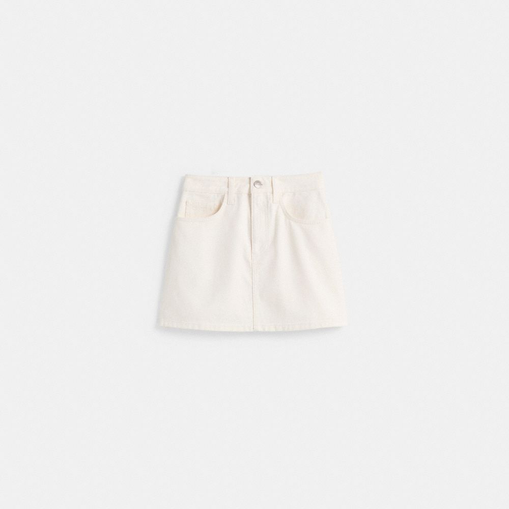 Restored Denim Skirt