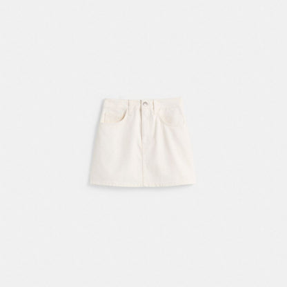 Restored Denim Skirt