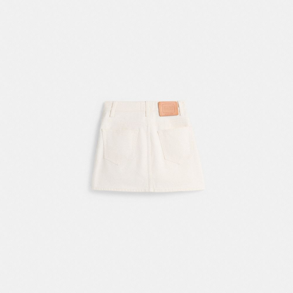 Restored Denim Skirt