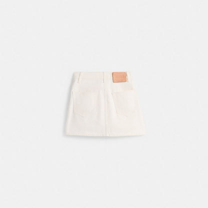 Restored Denim Skirt