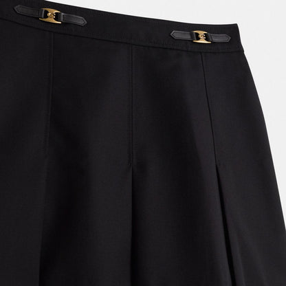 Restored Heritage C Pleated Mini Skirt