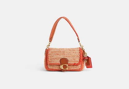 Reloved Soft Tabby Shoulder Bag With Crochet