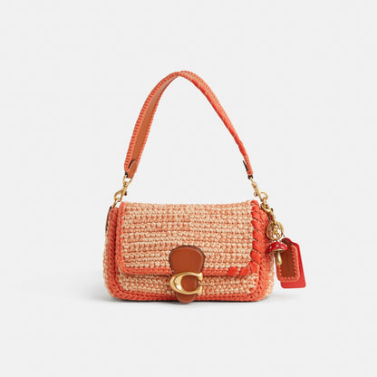 Reloved Soft Tabby Shoulder Bag With Crochet