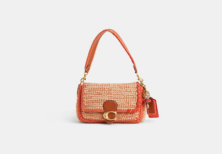 Reloved Soft Tabby Shoulder Bag With Crochet