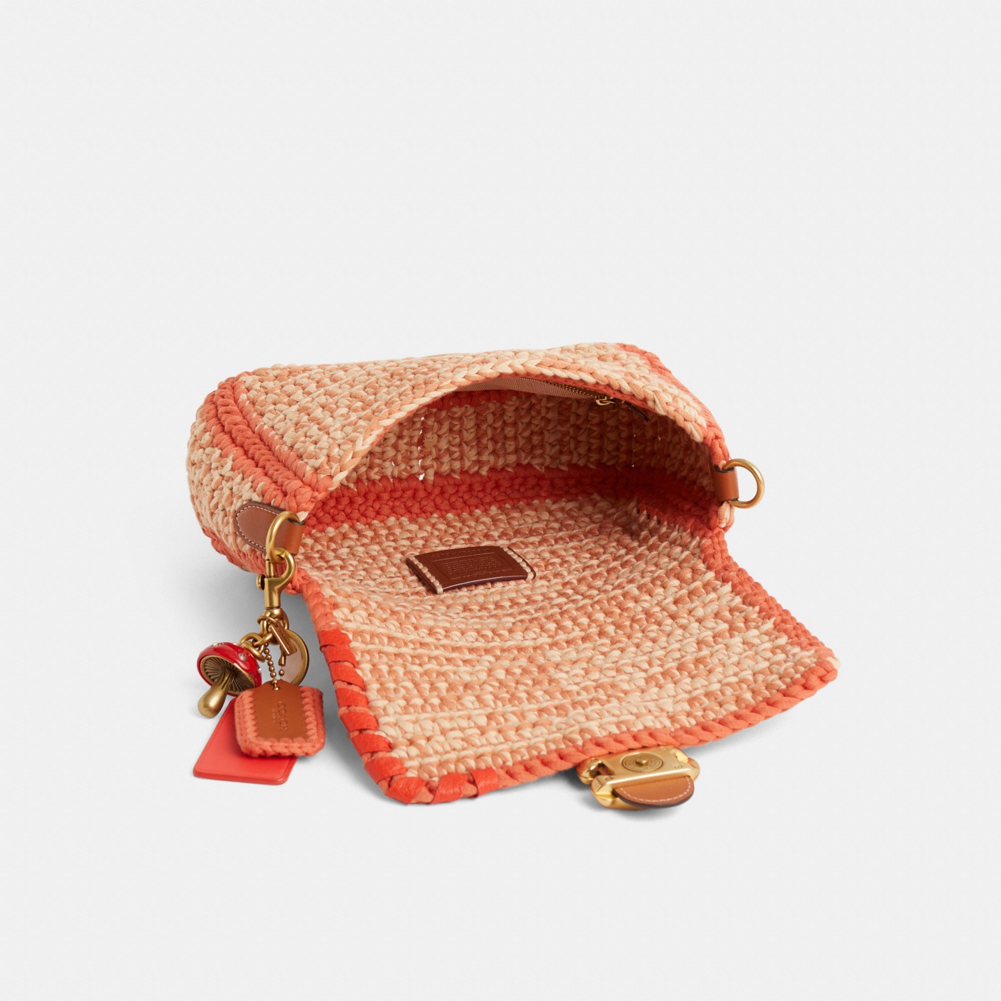 Reloved Soft Tabby Shoulder Bag With Crochet