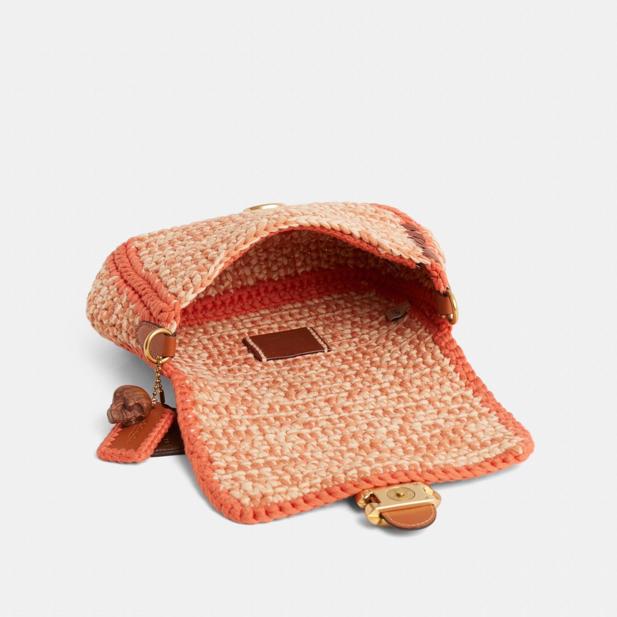 Reloved Soft Tabby Shoulder Bag With Crochet