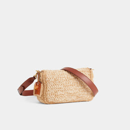 Custom Soft Tabby Shoulder Bag With Crochet