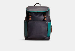 Restored League Flap Backpack In Colorblock