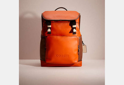 Restored League Flap Backpack In Colorblock