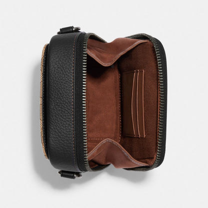 Stanton Crossbody Bag In Signature Jacquard