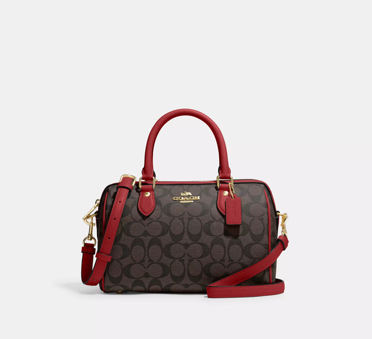 Coach Rowan Satchel Bag In Signature Canvas - Bags | Shop From The Mirage