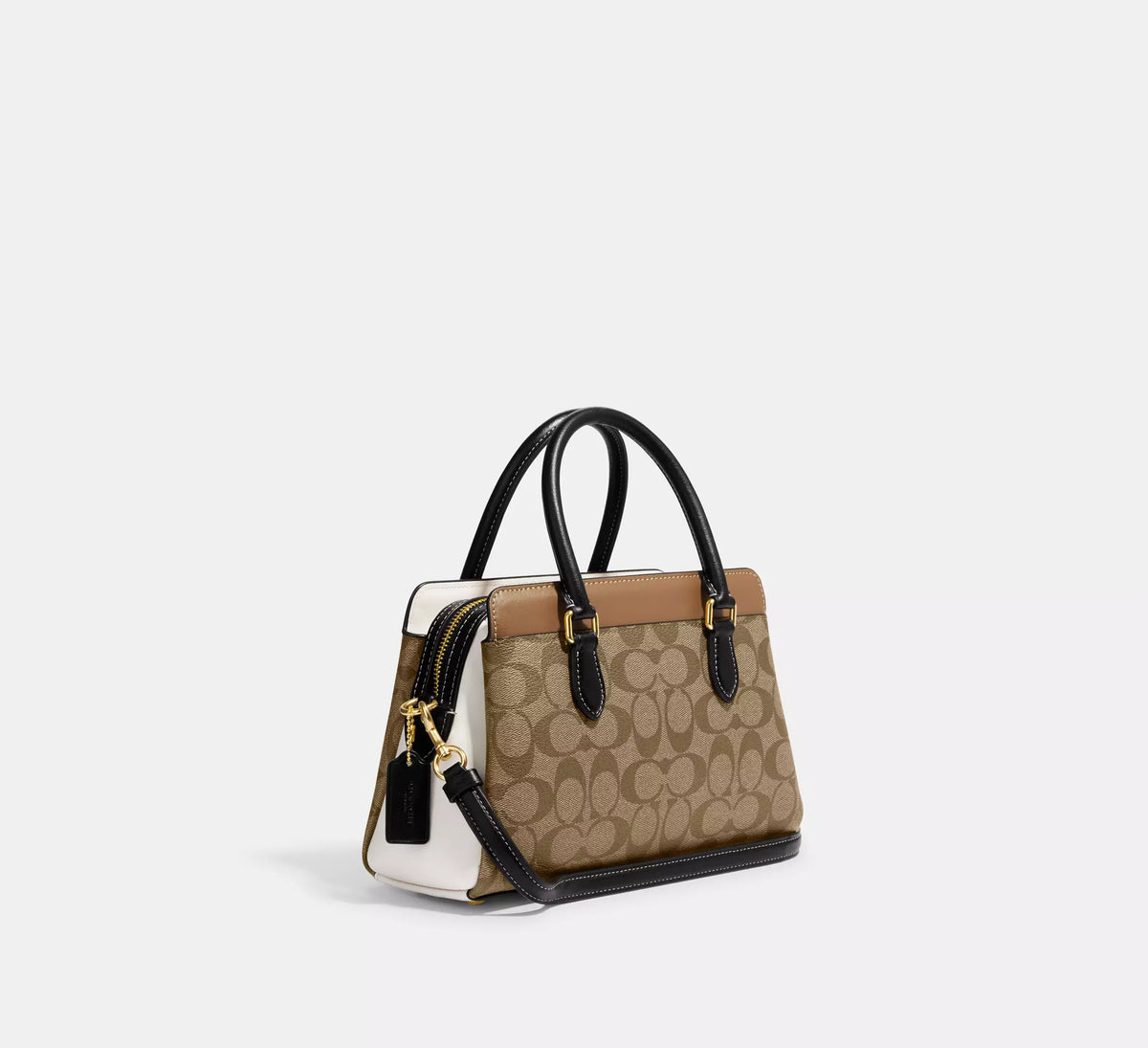 Coach Mini Darcie Carryall Bag In Colorblock Signature Canvas - Bags | Shop From The Mirage