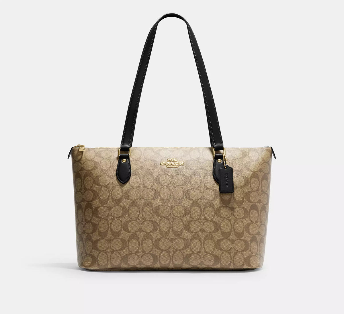 Coach Gallery Tote Bag In Signature Canvas - Bags | Shop From The Mirage